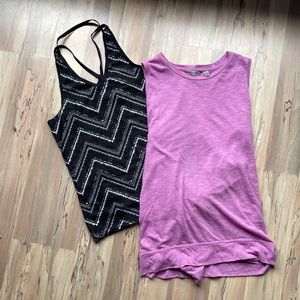 Athleta Lot 2 Athletic Tank Tops Bundle